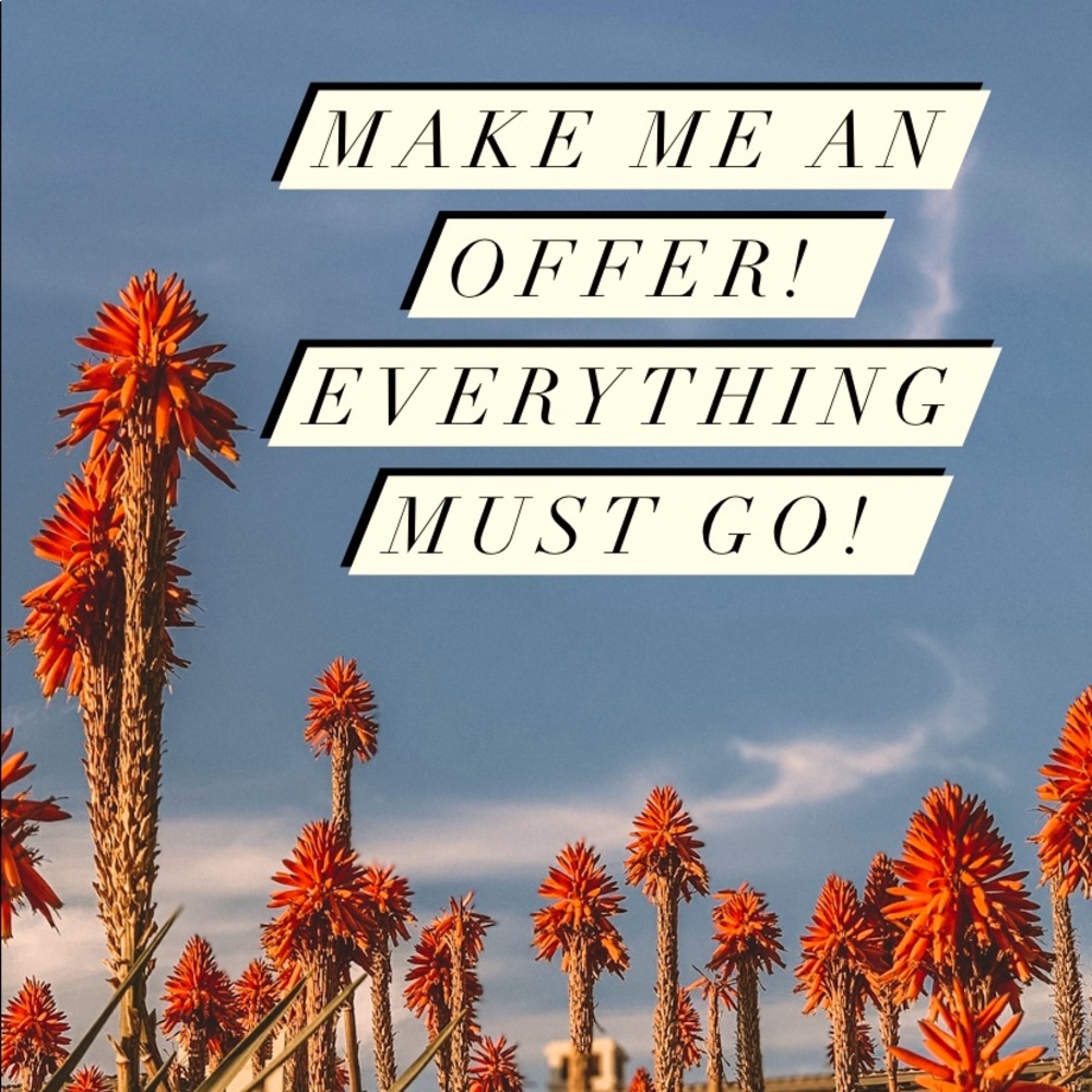 All Reasonable Offers Acccepted!!